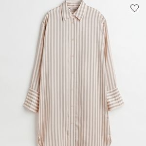 Striped shirt dress